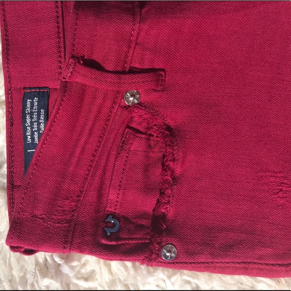 🌻Red true religion size 24 jeans - Picture 8 of 12